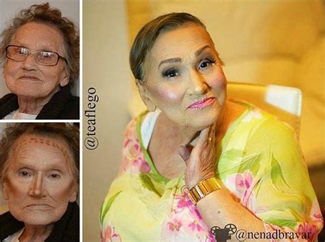 New Internet Sensation Year Old Granny Tried The Contouring Trend And The Results Were