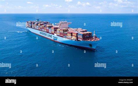 Maersk Hidalgo Mega Container Ship Ultra Large Container Vessel Or