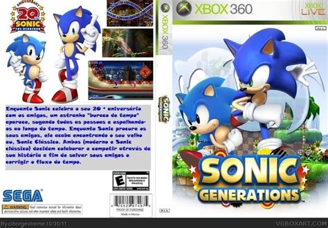 Sonic Generations Xbox 360 Box Art Cover By Ciborgextreme