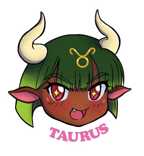 Chibi Zodiac Taurus Sticker By Njclaws On Deviantart