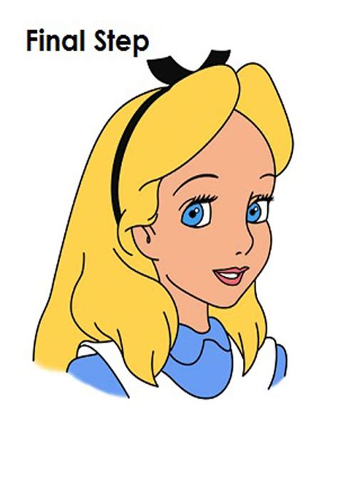 Learn How To Draw How To Draw Alice Alice In Wonderland Cartoon