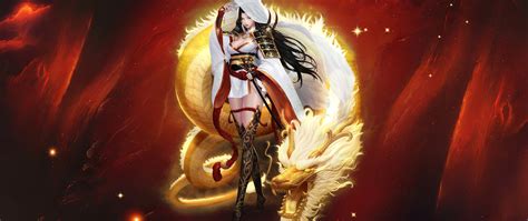 2560x1080 Samurai Anime Girl Fantasy Art 4k 2560x1080 Resolution Hd 4k