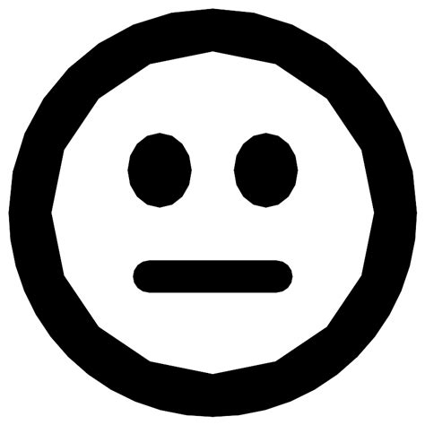 Emoji Neutral Vector Svg Icon Svg Repo