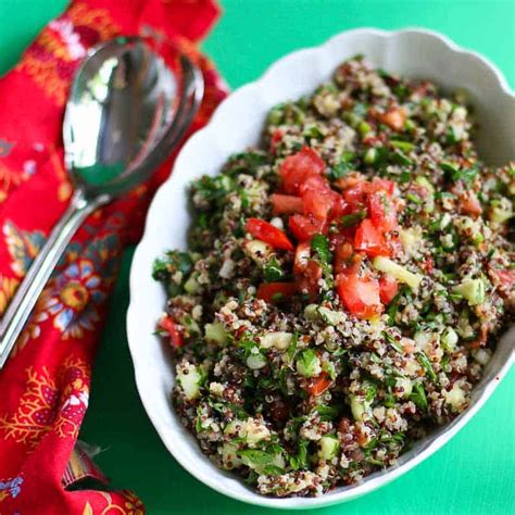 Healthy And Nutritious Quinoa Tabouli Recipe A Forks Tale