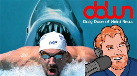 Michael Phelps To Race Great White Shark And More True Weird News Stories DDWN YouTube