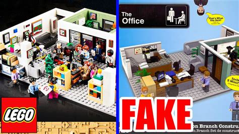 Real Vs Fake Lego The Office Sets Brick Finds And Flips