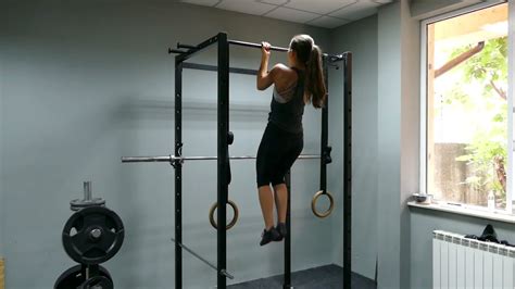 Girl Doing First Chin Up Youtube