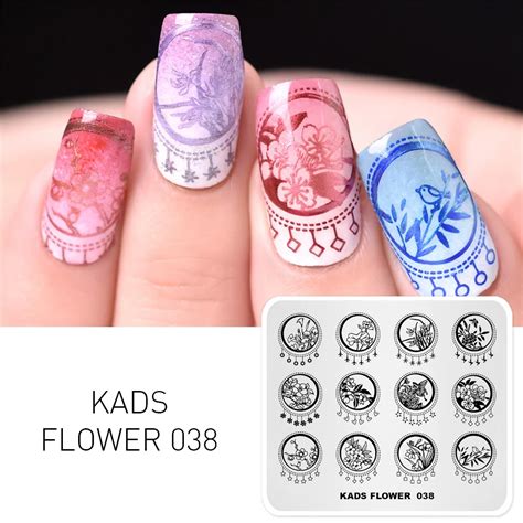 Buy New Arrival Nail Stamping Plates Flower Series