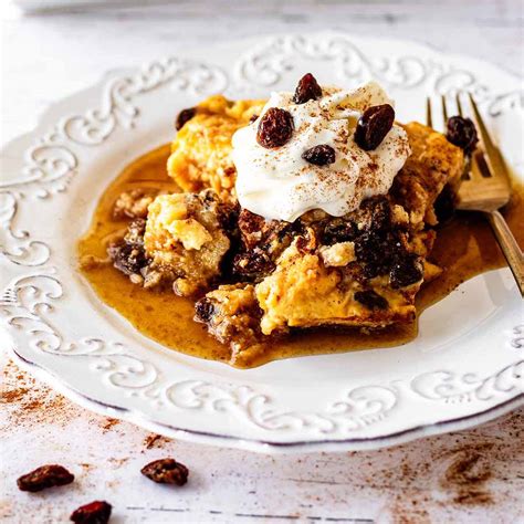 Raisin Bread Pudding Easy Foolproof Recipe Heavenly Home Cooking