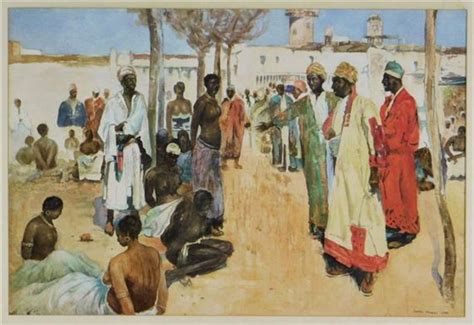 James Monks Orientalist Arab Slave Market Painting Mutualart