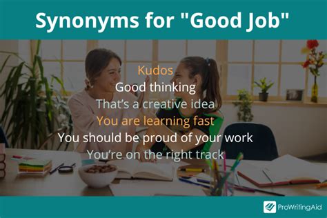 Good Job Synonyms 20 Other Ways To Say Good Job