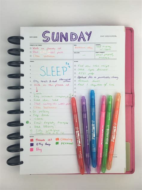 Trying Out The Day Designer Daily Planner By Whitney English Review