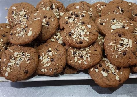 Resep Cookies Coklat Almond Oleh Susianty Darlius Cookpad