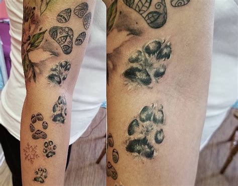 70 Best Paw Print Tattoo Ideas For Dog Lovers Page 15