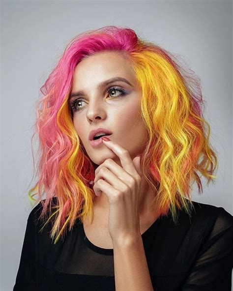 Wash Out Hair Color Long Hair Color Hair Color Pastel Hair Color And Cut Flame Hair Pulp