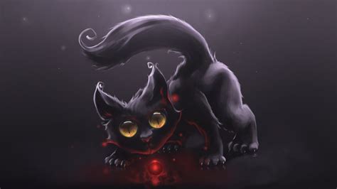 Red Light By Rihards Donskis Aka Apofiss Black Cat Art Cute Black