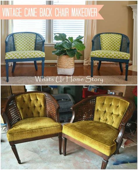 As i write this post, i'm sitting at my upcycled desk that i made from two ikea cabinets and an old door. Before And After DIY Reupholstering Furniture Ideas