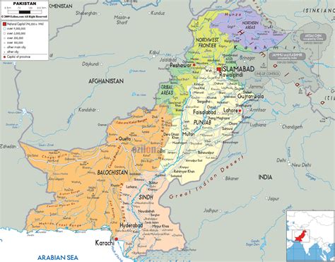 Pakistan Tourism Guide Maps Of Pakistan
