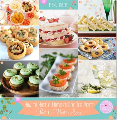 Simple Mothers Day Tea Party Food Easy Tea Party Menu Ideas