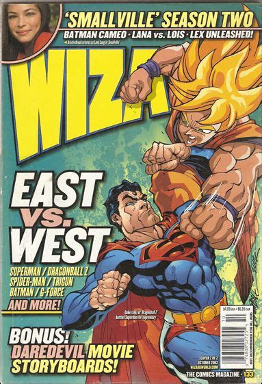 Wizard Magazine Goku Vs Superman