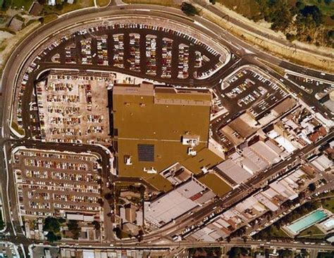 Photograph Digital Image Early Greensborough Plaza Aerial View 1979c