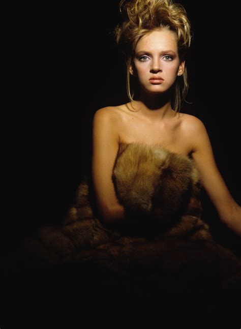 uma thurman looked hot back in her modeling days photo huffpost life