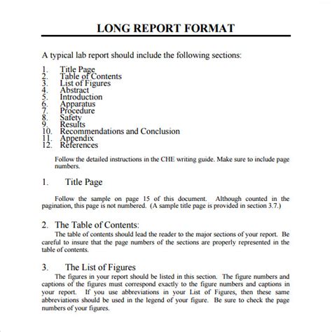 Report Writing Format 7 Download Free Documents In Pdf