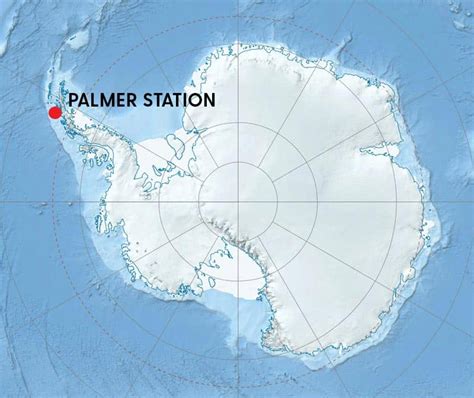 Palmer Station Antarctica Map
