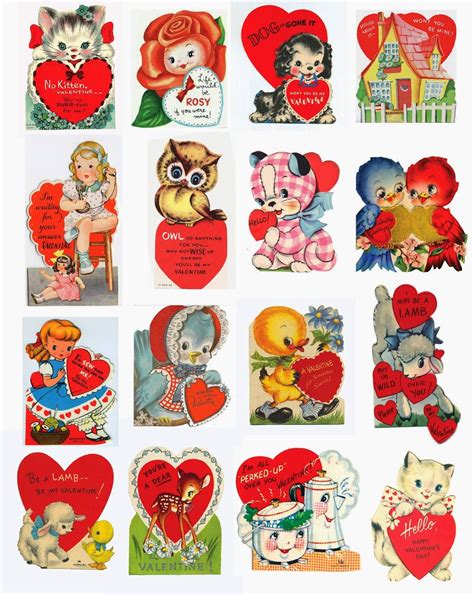 Delightful Distractions Mini Vintage Valentines Garland Idea