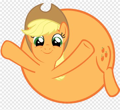Applejack Rainbow Dash Apple Cider Pony Inflation Body Food Orange