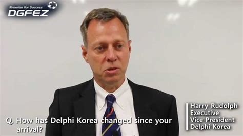 Interview Harry Rudolph Executive Vice President Delphi Korea Youtube