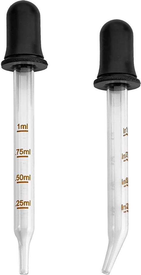 Eye Dropper Pack Of 2 Bent And Straight Tip Calibrated