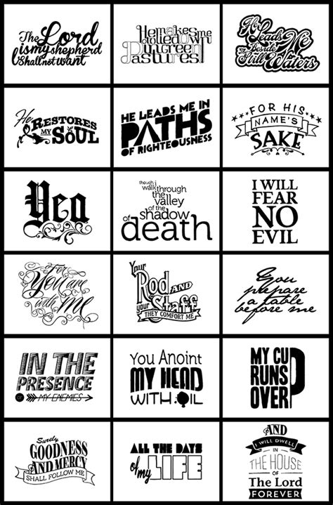 Classroom clipart over 100000 free clip art images clipart illustrations and photographs for every occasions. Hand Lettering Typography Experiment - Psalm 23 on Behance