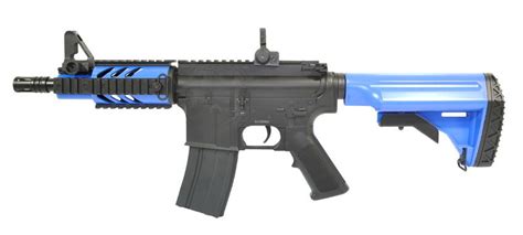 Double Eagle M805a Electric Bb Gun Airsoft Rifle In Blue Bbguns4less