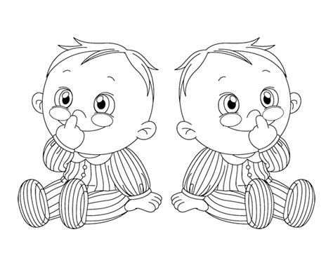 Twin Babies Coloring Pages My Xxx Hot Girl