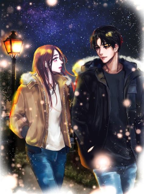 Anime Couple Winter Anime Wallpaper Hd