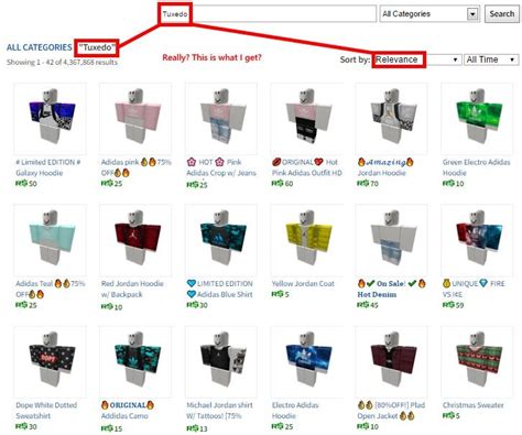 The Clothing Catalog Problem Roblox