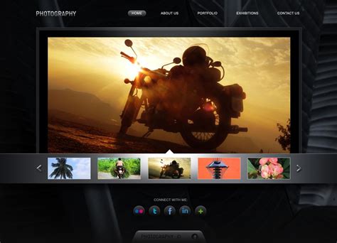 Offering photography website templates based on splendind design and powerful functionality. 50 Beautiful Free and Premium PSD Website Templates and ...
