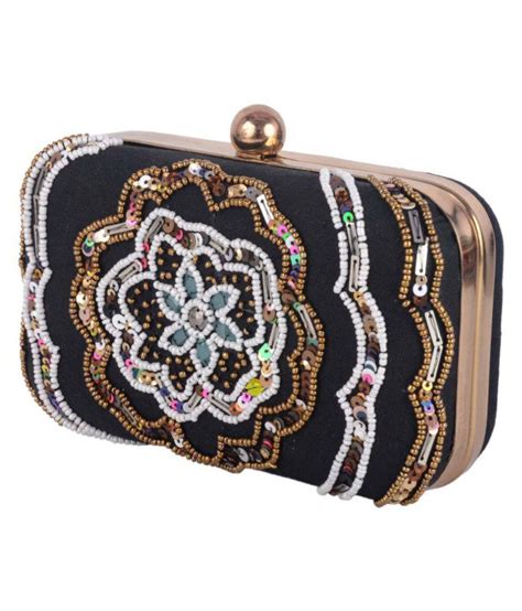 Buy Rezzy Multi Canvas Box Clutch At Best Prices In India Snapdeal