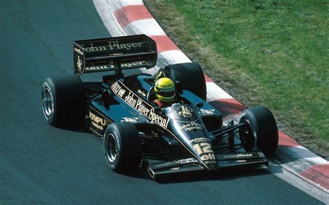 Ayrton Senna John Player Special Team Lotus Lotus 97t Renault