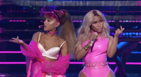 Ariana Grande And Nicki Minaj Perform Side To Side At Mtv Vmas Watch