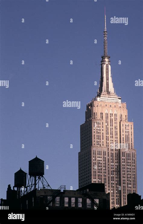 Nyc Empire Estate Building Stock Photo Alamy
