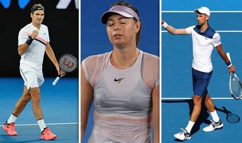 Australian Open 2018 Live Latest From Federer Djokovic And Sharapova Athletic Tank Tops