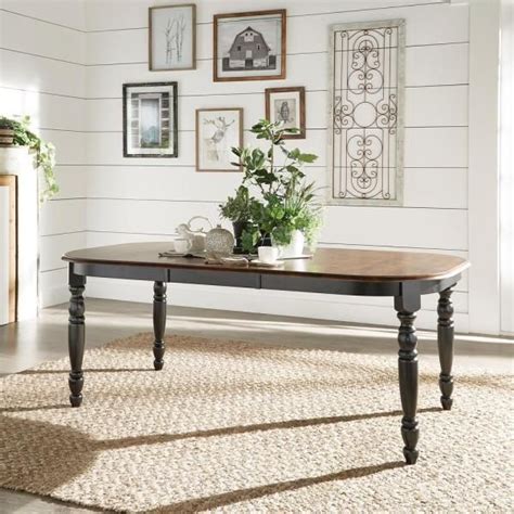 20 Photos Black Wash Banks Extending Dining Tables