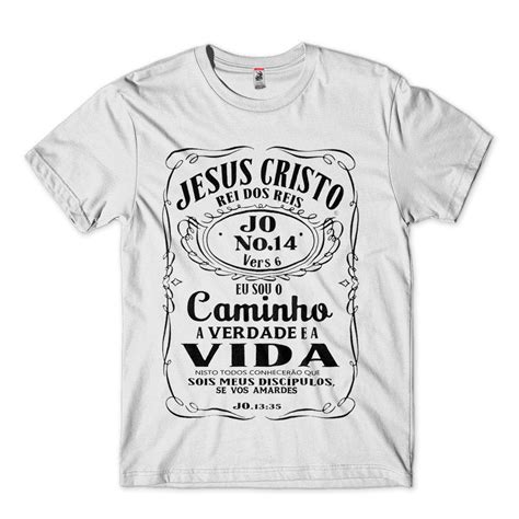 Camisa Jesus Cristo Religiosa Masculina Caminho Vida