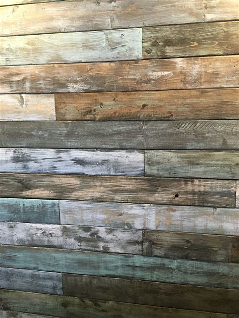 Distressed Barn Wood Wall From 2x6 Distressed Wood Wall Painting