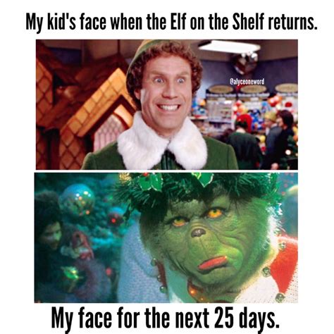 19 Hysterical Memes About Parents Relationship With Elf On The Shelf