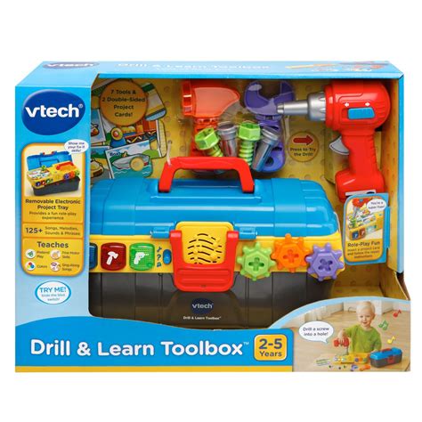 Vtech My 1st Tool Box Drill And Learn Toolbox Best Educational