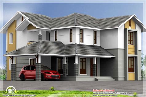 4 Bedroom Sloping Roof House 2900 Sqft Home Appliance