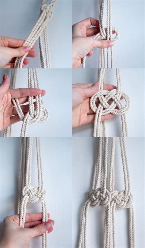 Diy Macrame Hanging Planter Infinity Knot Likely By Sea
